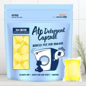 폴메디슨 키즈 아토 캡슐세제 코튼향 40개입 560g 1개