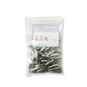 친환경 양도래추 벌크 봉돌 2.0호 40pcs 국내생산
