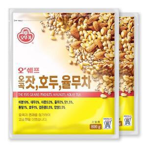 [핫트랙스]오뚜기 오쉐프 오곡잣호두율무차 (800g) x 2봉