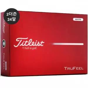 [하프클럽/타이틀리스트](2더즌 24알) 타이틀리스트 정품 2026 트루필(TRUFEEL) 2피스 (화이트옐로우)