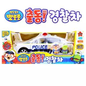 뽀로로 출동 경찰차 자동차 라이트 캐릭터 모형 멜로디 미니카 사운드 피규어 유아 역할놀이