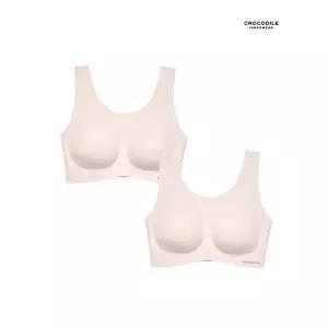 [크로커다일] 소프트 나일론모달 패드일체형 U넥 브라2종 소프트오트 CDWBR5O13_2
