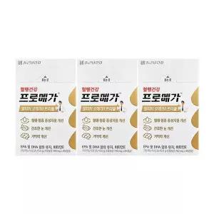 [셀러허브]종근당건강 프로메가 알티지 오메가3 트리플 760mg x 60캡슐 x 3박스 (S15074483)