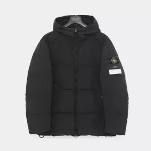 스톤아일랜드 26FW 와펜로고 클링클랩스 후드 패딩 남성 자켓 L2S154100037 S0A23 V0029