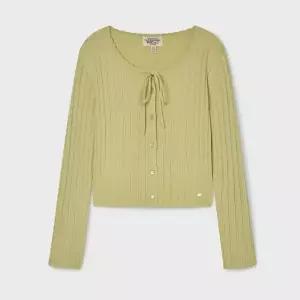 [후아유][AK분당점] [후아유] Skashi Ribbon Cardigan WHCKG2443F