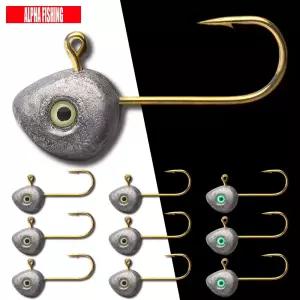골드바늘 물고기 지그헤드 10개입 벌크 볼락 전갱이 우럭 아징 배스 쏘가리 꺽지 루어낚시