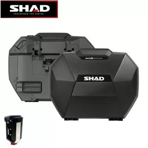 SHAD38X 카본타입 사이드백 샤드38X 사이드케이스 오토바이 바이크 가방 수납