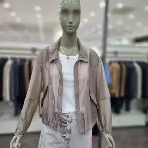 [시슬리]줄리아 스냅 블루종 점퍼 (SAJP03541 베이지,블랙)_DJ