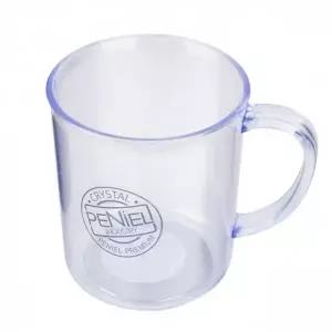 손잡이컵 400ml 반투명컵 물컵 업소 쥬스컵 가정 플라스틱컵 식당컵