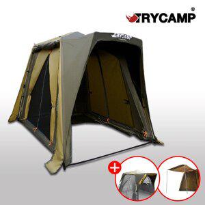 [SAPA]트라이캠프 FO-15EF + 하프플라이 + 지주폴 낚시 텐트