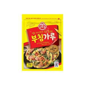 오뚜기 부침가루 1KG 1개 홈파티 엄마손맛 홈메이드 바삭한 밀키트