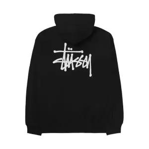 스투시 베이직 후드 블랙  Stussy Basic
