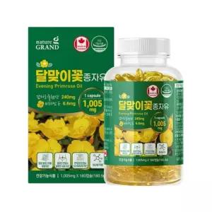 네이처그랜드 달맞이꽃종자유 감마리놀렌산 1005mg x 180캡슐, 1개