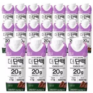 [빙그레] 더단백 드링크 초코 250ml 18개 단백질음료