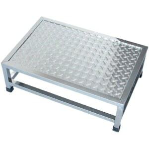 1단 스텐레스 발판 작업대 80x30 디딤판 계단 안전 높이10cm 대형 50x50