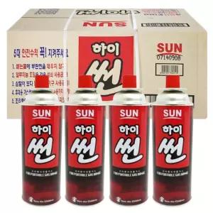 하이썬부탄가스 1박스 한박스 하이썬연료부탄가스28 휴대용 폭팔방지기능 낚시용 가정용 식당 캠핑 여행 바베큐 할 때