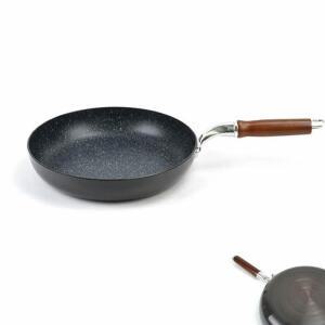 가정용 후라이팬 업소용 우드 손잡이 경질 프라이팬 28cm