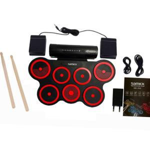삼익 롤 전자드럼 SERD-1 Plus 레드 휴대 드럼패드 연습용