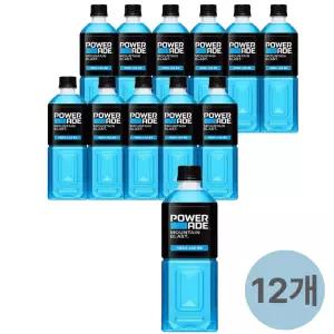 파워에이드 마운틴블라 900ml, 12개