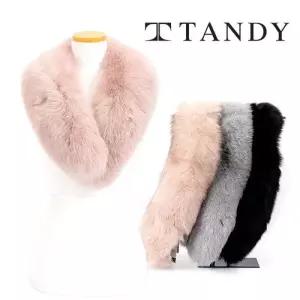[탠디][탠디] TANDY 폭스카라숄 중 퍼 머플러