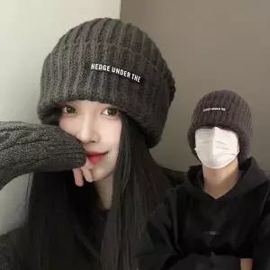 [하프클럽/셀러허브_아웃도어]남여공용 빅사이즈 루즈핏 트위드 편안한 니트 비니