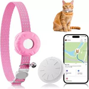 GPS 트래커 블루투스 미니 개 고양이 목걸이 포함 월정액 없음 내 앱 찾기 iOS만 해당 반려동물용 파인더