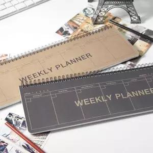 긴형 주간 스케줄러 기념품 플래너 책상