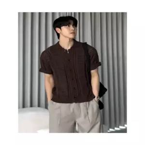 [국내정품] 에잇세컨즈 8SECONDS 크로쉐 니트 카디건 브라운 45645AMCGD 45645AMCGD