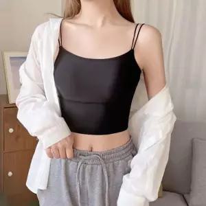 [하프클럽/]크롭 보정 여름민소매 민소매탑 여자민소매 여성적인
