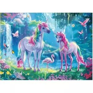 300/500/1000Pcs 공주 유니콘을위한 나무 퍼즐 침실 거실을위한 지그 소 도전적인 가족 활동 게임