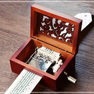 뮤직박스 15노트 DIY 수동 세트 오르골 원목 키트