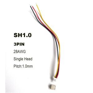 10 세트 JST SH 1.0mm 와이어 케이블 커넥터 SMD 수평 소켓 28AWG 2P 3P 4P 5P 6P 7P 8P 9P 터미널