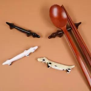 닥스훈트 수저받침 4color 강아지 도자기 젓가락 받침 하시오키 저렴한집들이선물 tablewear