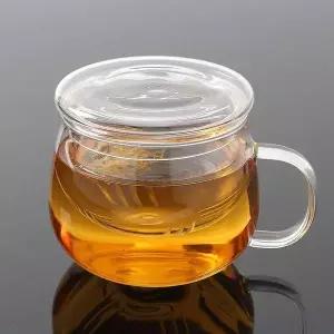 로하티 라벤더 내열유리 티머그 300ml 유리찻잔 커피잔
