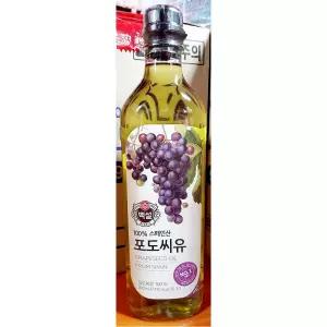 포도씨유 (백설 900ml) 감칠맛 구이용 파스타용 샐러드용 배달용
