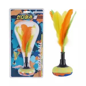 인디아카 볼 구 페더볼 핸드배 배구 스포츠놀이 게임 드민턴 네트 형