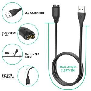 가민 어프로치 S70 S42 인스팅트 USB 스마트워치 충전기에 적합한 교체용