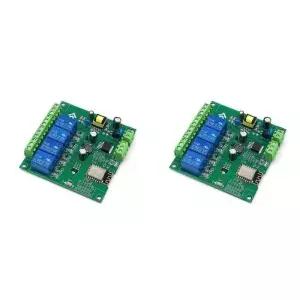 Y43A-2X 4채널 ESP8266 WIFI 릴레이 모듈 개발 보드 AC90-250V/DC7-30V/5V E-Welink 앱 원격 제어