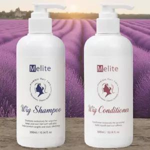 MELITE 멜리테 가발 전용 샴푸 300ml + 린스 300ml 2개,