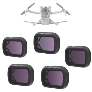 유리 ND8 ND16 ND32 ND256 ND1000 필터 DJI Mini 4 Pro 드론 카메라 용 중립 밀도 보호 캡