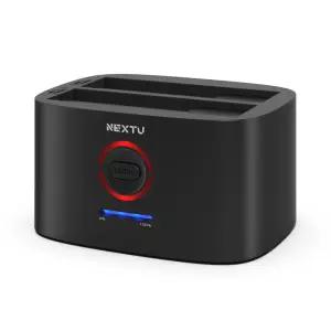 넥스트유 크우각 USB3.0 SSD HDD 하드 도킹스테이션 2베이 하드복사기