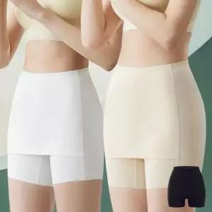 y존 Y존커버 여름 속바지 팬티 얇은 용 커버 웨어 원피스이너 여자 속치마 심리스