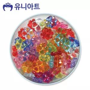 유니아트 5000통 (모양비즈 42번) 크리스탈비즈 (크로바) (P0000CHC)