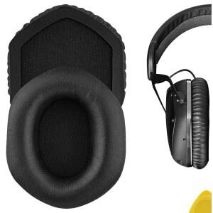 V-MODA CROSSFADE 무선 /2 /3 M-100 LP LP2 헤드폰 및 비디오 가이드가 포함된 귀 쿠션(블랙)과 호환되는 GEEKRIA 대체용 이어패드