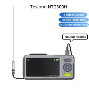 Teslong Borescope NTG500H 라이플 보어스코프 5인치 IPS 스크린 포함 26인치 견고한 프로브가 포함된 올인원 검사 카메라