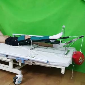 다리 견인 프레임 발목 미러 고정 병원용 바퀴 왼쪽 기본 휠 지지대 훈련 벨트