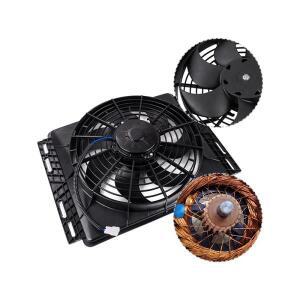 전기 라디에이터 냉각 팬 120W 12V 24V 자동차 에어컨 콘덴서 A/C 핫로드 클래식 머슬카 트럭