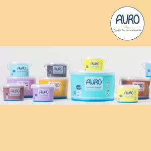 AURO 아우로 No.555 조색(오렌지계열) 1L(약9㎡시공) 내부용 월페인트 벽지페인