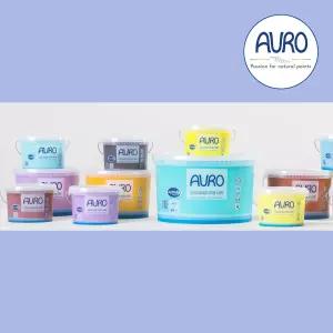AURO 아우로 No.555 조색(블루계열) 1L(약9㎡시공) 내부용 월페인트 벽지페인