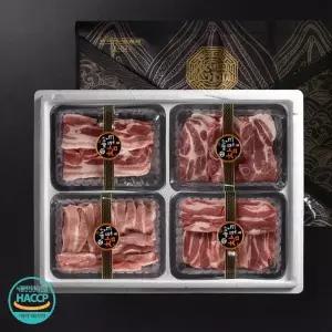 냉장 1등급 한돈 S클래스1호 2kg (오겹살+목살+항정살+가브리살 각500g)